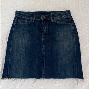 Blank NYC Jean Skirt Dark Blue